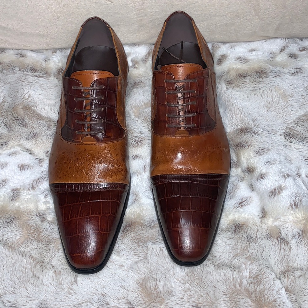 Felix Chu two tone Oxford shoes